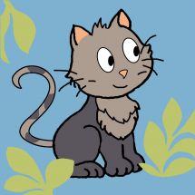 Kit de canevas pour enfant - Luc Créations - Chat
