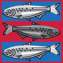 Kit de canevas pour enfant - Luc Créations - Sardines