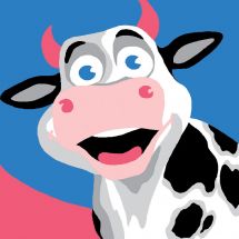 Kit de canevas pour enfant - Luc Créations - Vache