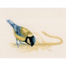 Kit point de croix - Lanarte - Mésange bleue