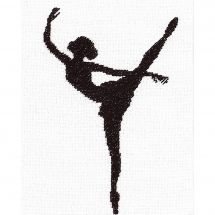 Kit point de croix - Lanarte - Ballet silhouette 2