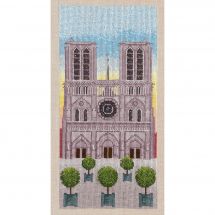 Kit broderie point de croix - Le Bonheur des Dames - Notre Dame de Paris