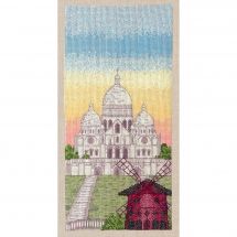 Kit broderie point de croix - Le Bonheur des Dames - Le Sacré Coeur