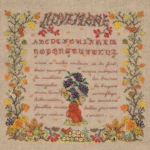 Kit broderie point de croix - Le Bonheur des Dames - Novembre