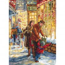 Kit point de croix - Letistitch - Attente de Noël