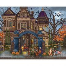 Kit point de croix - Letistitch - Manoir du clair de lune