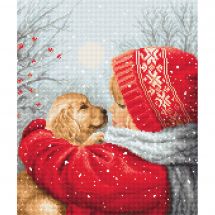 Kit point de croix - Letistitch - Câlin de Noël