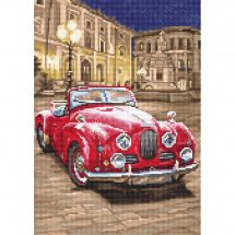 Kit point de croix - Letistitch - Voiture de sport rouge