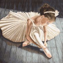 Kit point de croix - Letistitch - Petite ballerine