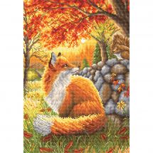 Kit broderie point de croix - Letistitch - Un ami pour le petit renard