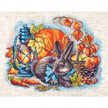 Kit broderie point de croix - Letistitch - Lapin d'Automne