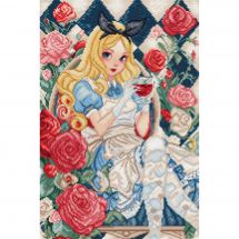 Kit broderie point de croix - Letistitch - Un aperçu du pays des merveilles