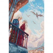 Kit broderie point de croix - Letistitch - Rois et dragons