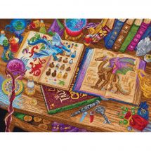 Kit broderie point de croix - Letistitch - Études sur les dragons