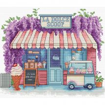 Kit broderie point de croix - Luca-S - Magasin de glaces