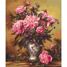 Kit point de croix - Luca-S - Bouquet de pivoines