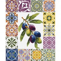 Kit broderie point de croix - Luca-S - Olives méditerrannéennes 