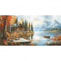 Kit broderie point de croix - Luca-S - Échos d'une saison dorée