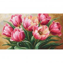 Kit broderie point de croix - Luca-S - Élegantes tulipes