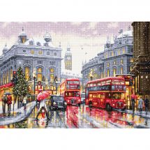 Kit broderie point de croix - Luca-S - Londres