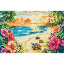 Kit broderie point de croix - Luca-S - Été tropical