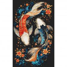 Kit broderie point de croix - Luca-S - Poissons magiques