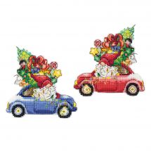 Kit d'ornement à broder - Luca-S - La voiture de cadeaux