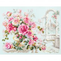 Kit broderie point de croix - Magic Needle - Des roses pour la duchesse