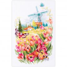 Kit broderie point de croix - Magic Needle - Tulipes de Hollande