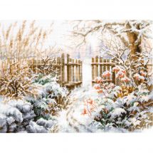Kit broderie point de croix - Magic Needle - Cour d'hiver