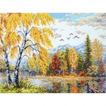 Kit broderie point de croix - Magic Needle - Octobre doré