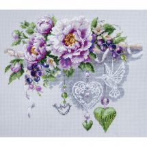 Kit broderie point de croix - Magic Needle - Décor floral