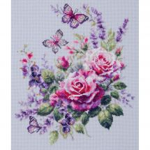 Kit broderie point de croix - Magic Needle - Jardin heureux
