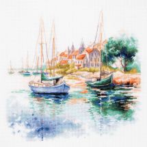 Kit broderie point de croix - Magic Needle - Le port tranquille