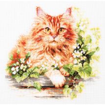 Kit broderie point de croix - Magic Needle - Le chat roux