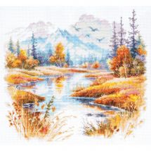 Kit broderie point de croix - Magic Needle - Silence et fraîcheur