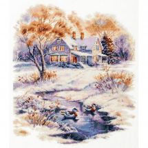 Kit broderie point de croix - Magic Needle - Hiver précoce