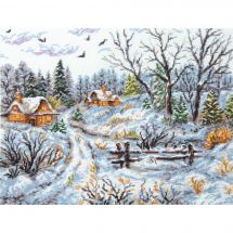 Kit broderie point de croix - Magic Needle - Journée glaciale