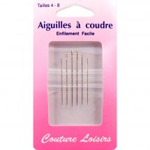 Aiguilles à coudre - Couture loisirs - Aiguilles à coudre main - tailles 4-8