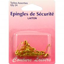 Epingles - Couture loisirs - Epingles de sûreté - Tailles assorties