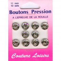 Boutons pression - Couture loisirs - Boutons pression - 11 mm