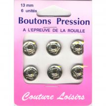 Boutons pression - Couture loisirs - Boutons pression 13 mm