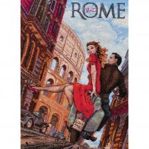 Kit point de croix - Merejka - Visitez Rome