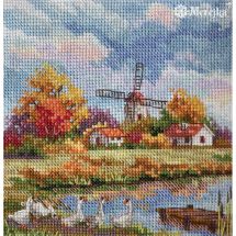 Kit broderie point de croix - Merejka - Automne