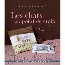 Livre - Le temps apprivoisé - Les chats au point de croix