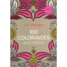 Livre - Hachette  - Art Thérapie - 100 coloriages anti-stress