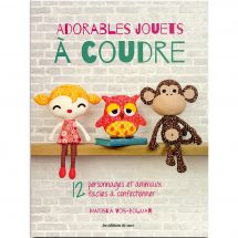 Livre - Les éditions de saxe - Adorables jouets à coudre
