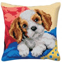 Kit de coussin gros trous - Orchidéa - Chiot cavalier King Charles