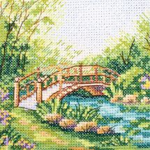 Kit broderie point de croix - MP Studia - Pont au printemps