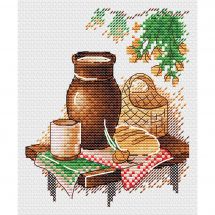 Kit broderie point de croix - MP Studia - Déjeuner